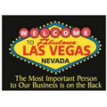 Welcome to Las Vegas Sign Photo Hand Mirror (2.5" x 3.5")